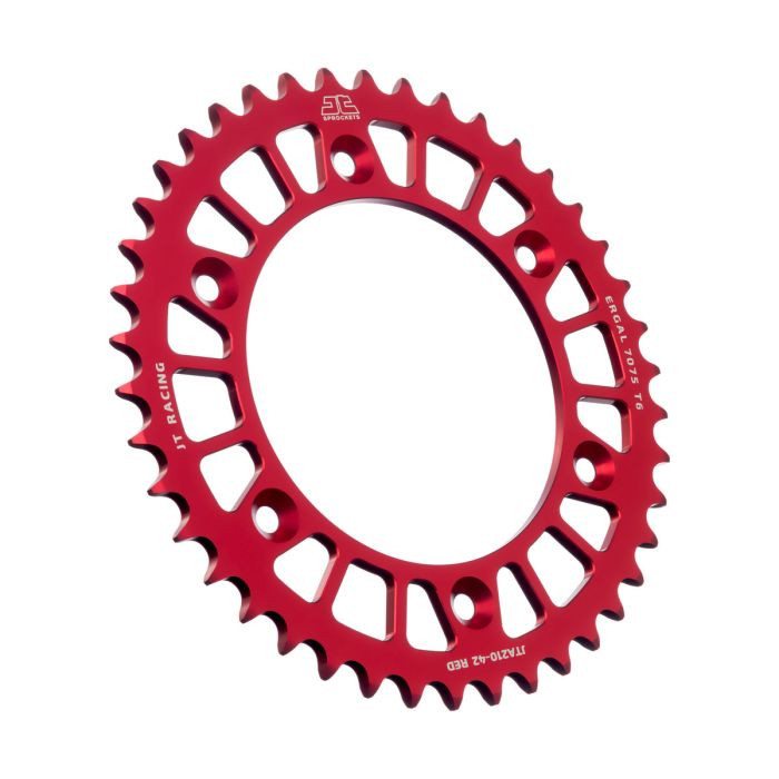 Jt Chain And Sprockets - Jt Rear Sprocket Alloy 42 Tooth  (jta210) - JTA210.42RED