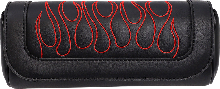 Saddlemen - Tool Pouch - Flame - Red - Highwayman Tattoo Tool Pouch - X021-05-0032