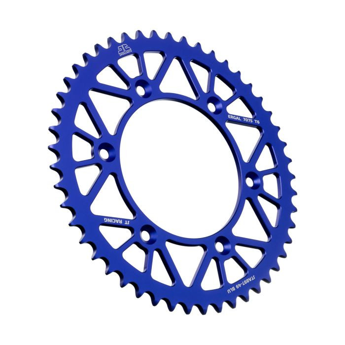 Jt Chain And Sprockets - Jt Rear Sprocket Alloy 49 Tooth  (jta897) - JTA897.49BLU
