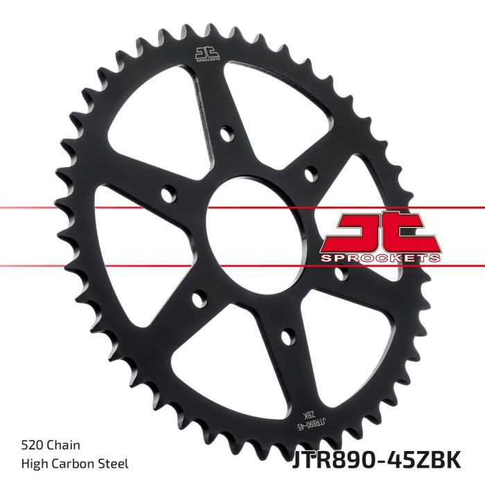 Jt Chain And Sprockets - Jt Sprocket 45 Tooth  - JTR890.45zbk