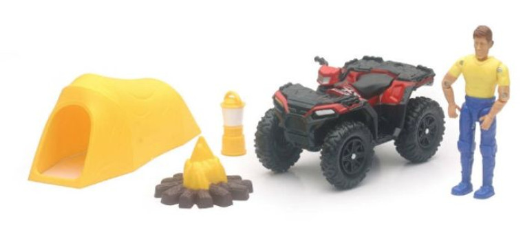 New Ray - 1/18 Polaris Sportsman Xp1000 C Amping Set - SS-37436