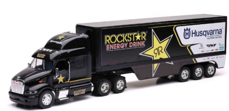 New Ray - 1/32 Rockstar Husqvarna Factory  Race Team Truck - 10963 New Ray - 1/32 Rockstar Husqvarna Factory  Race Team Truck - 10963