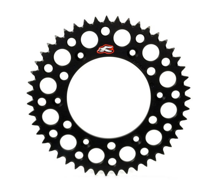 Renthal - Renthal Rear Ultralight Sprocket Black Grooved 51t - 154U-520-51GRBK Renthal - Renthal Rear Ultralight Sprocket Black Grooved 51t - 154U-520-51GRBK