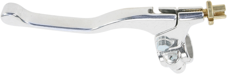 Parts Unlimited - Lever Assembly - Left Hand - Shorty - Yamaha - Silver - Shorty Style Power Lever Assembly - 43-4102L