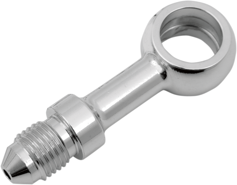 Drag Specialties - Banjo Fitting - 7/16" - Straight - Chrome Steel Banjo Fitting - 152