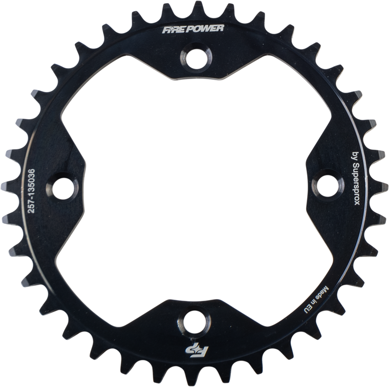Fire Power - Rear Sprocket Steel 36t Blk - FPS-1350-36-BLK