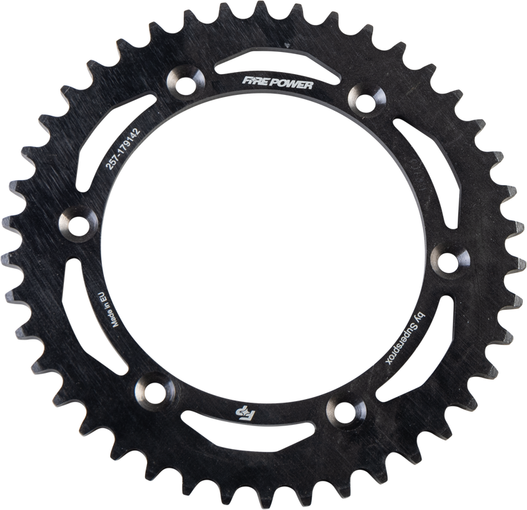 Fire Power - Rear Sprocket Steel 42t Blk - FPS-1791-42-BLK