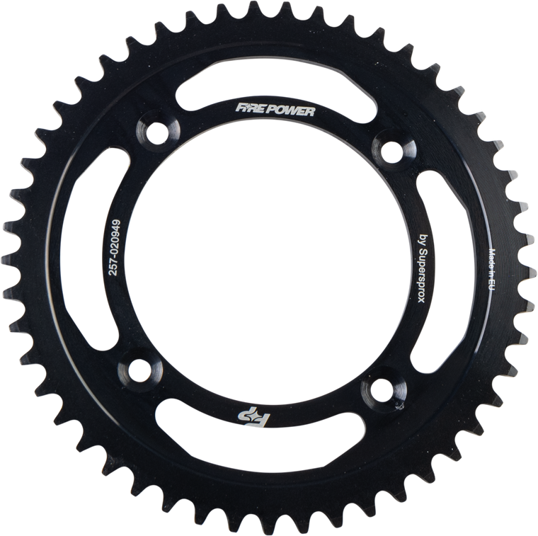 Fire Power - Rear Sprocket Steel 49t Blk - FPS-209-49-BLK