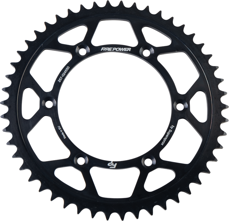 Fire Power - Rear Sprocket Steel 50t Blk - FPS-245-50-BLK