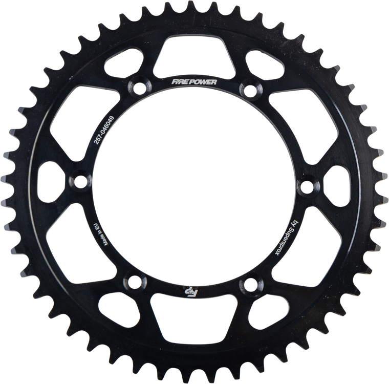Fire Power - Rear Sprocket Steel 49t Blk - FPS-460-49-BLK