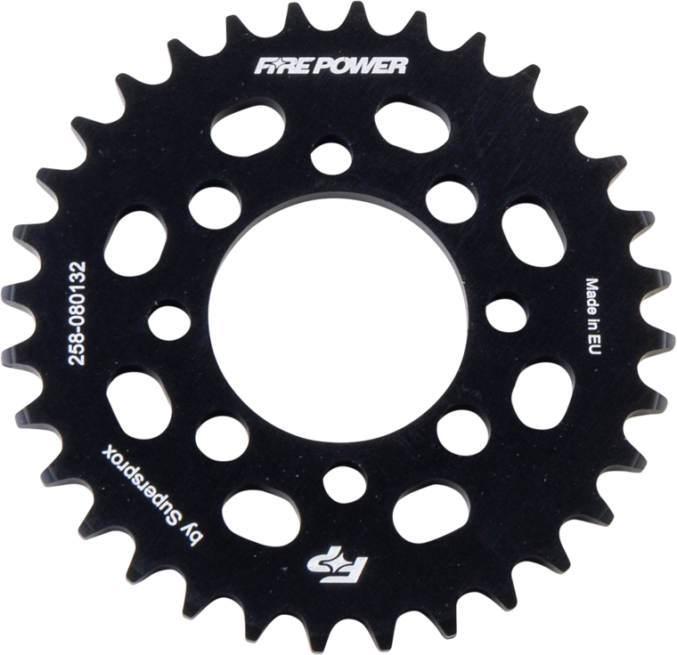 Fire Power - Rear Sprocket Aluminum 32t Blk - FPA-801-32-BLK