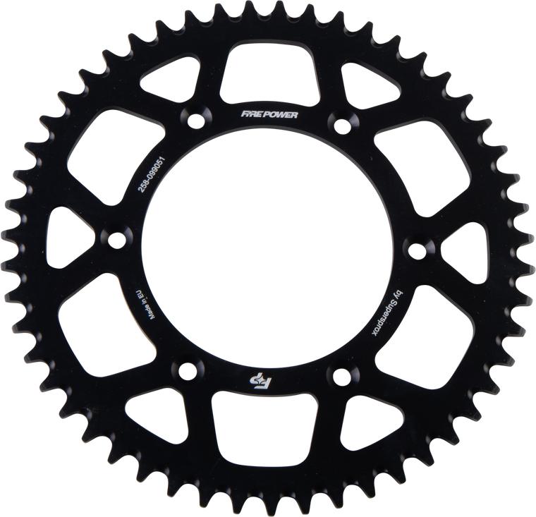 Fire Power - Rear Sprocket Aluminum 51t Blk - FPA-990-51-BLK