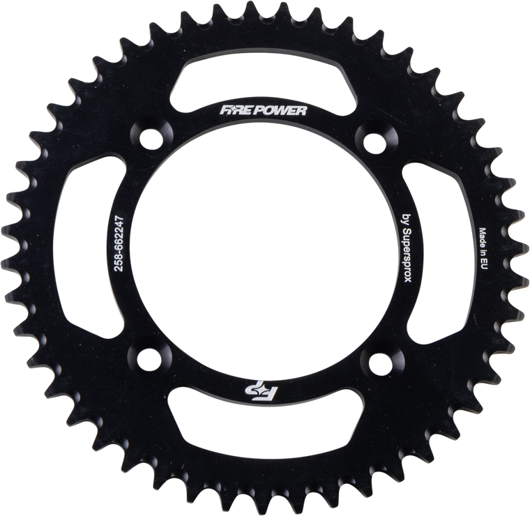Fire Power - Rear Sprocket Aluminum 47t Blk - FPA-6622-47-BLK