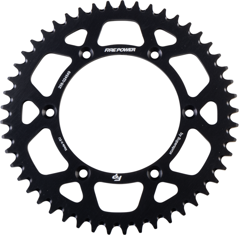 Fire Power - Rear Sprocket Aluminum 49t Blk - FPA-245-49-BLK