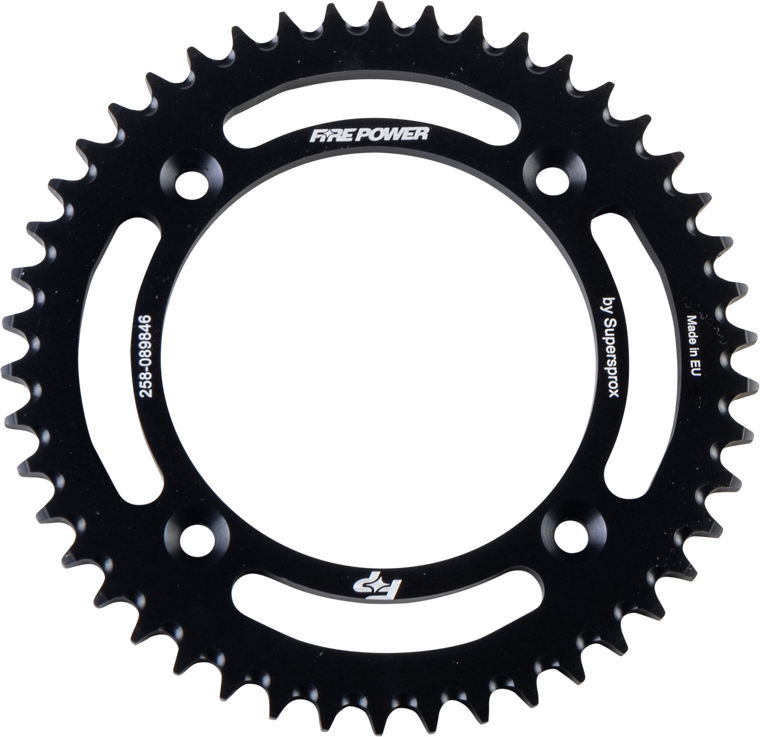 Fire Power - Rear Sprocket Aluminum 46t Blk - FPA-898-46-BLK