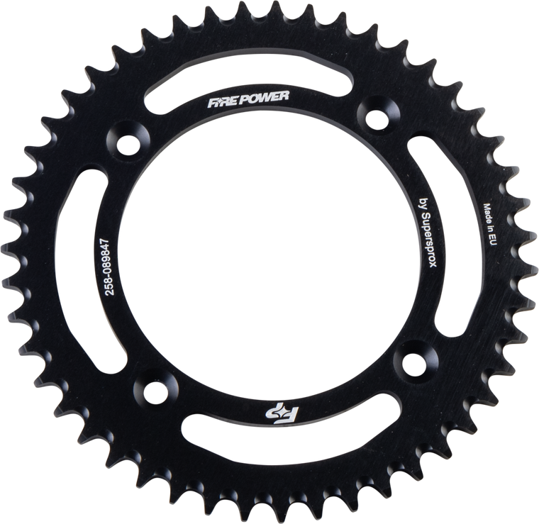 Fire Power - Rear Sprocket Aluminum 47t Blk - FPA-898-47-BLK