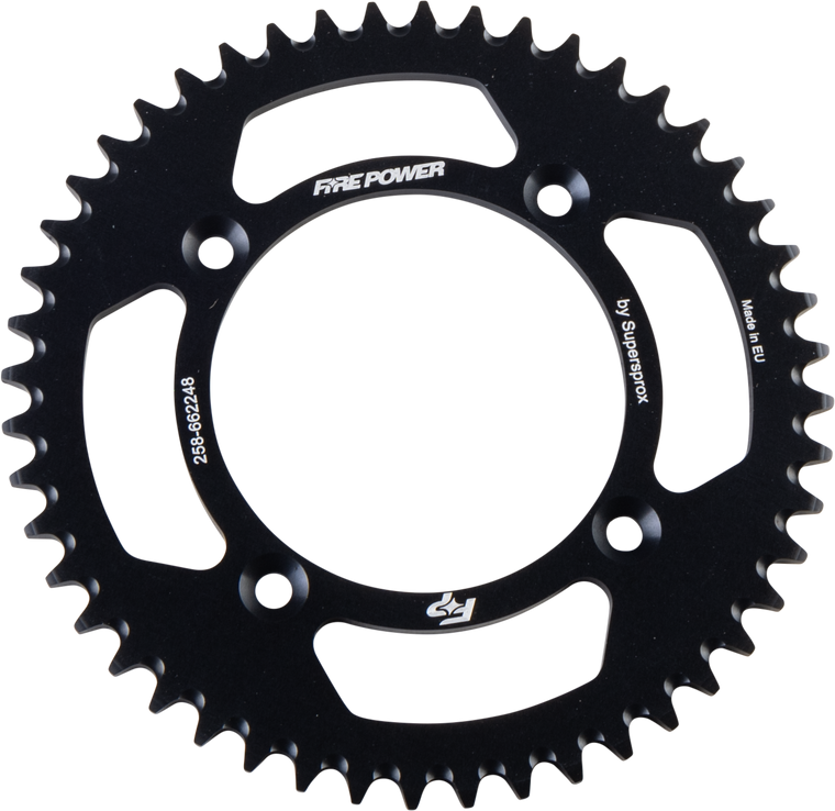 Fire Power - Rear Sprocket Aluminum 48t Blk - FPA-6622-48-BLK