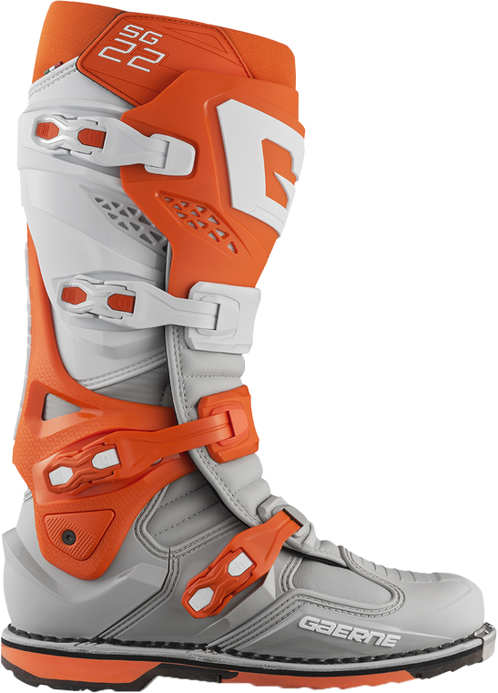 Gaerne - Sg-22 Boots Orange/white/grey Sz 8 - 2262-008-42