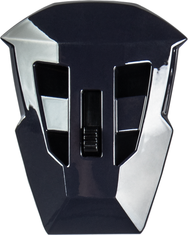Gmax - Md-74 Mouth Vent W/screws Matte Grey/neon Green - G074113
