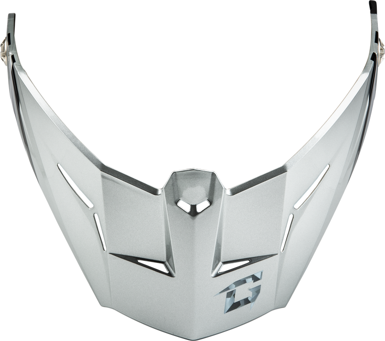 Gmax - Md-74 Visor W/screws Striker Silver/blue Metallic - G074153