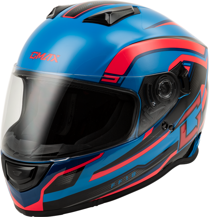 Gmax - Ff-18 Drift Helmet Black/blue/red 2x - F11811218