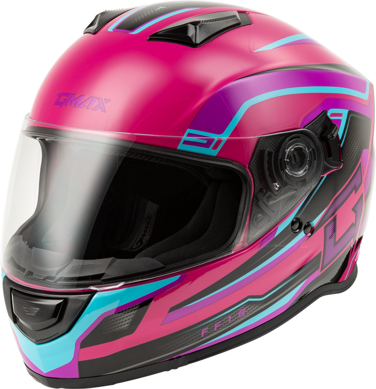 Gmax - Ff-18 Drift Helmet Pink/blue/black Sm - F11811394
