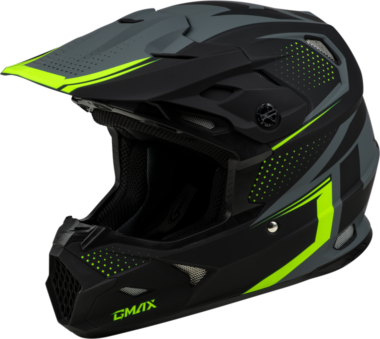 Gmax - Mx-96 502 Helmet Matte Grey/hi-viz Md - D3962335
