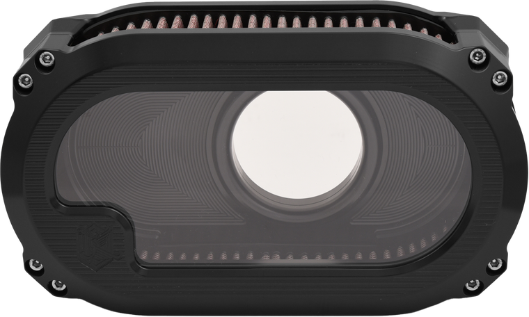 Kens Factory - Nxt Lvl Tc Air Cleaner W/glass Black W/black - NXT-03B