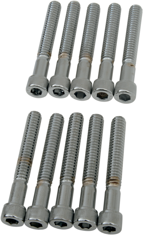 Drag Specialties - Bolts - Socket-Head - Knurled - 1/4-20 x 1-3/4" - Socket-Head Bolts - MPB184