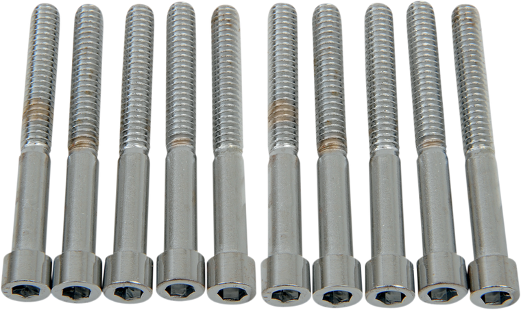 Drag Specialties - Bolts - Socket-Head - Smooth - 1/4-20 x 2-1/4" - Socket-Head Bolts - MPB186S