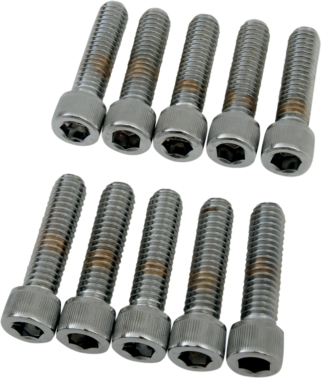 Drag Specialties - Bolts - Socket-Head - Knurled - 5/16-18 x 1-1/4" - Socket-Head Bolts - MPB218