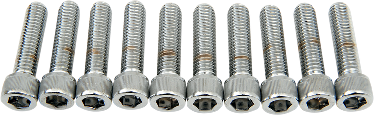 Drag Specialties - Bolts - Socket-Head - Knurled - 3/8-16 x 1-1/2" - Socket-Head Bolts - MPB240