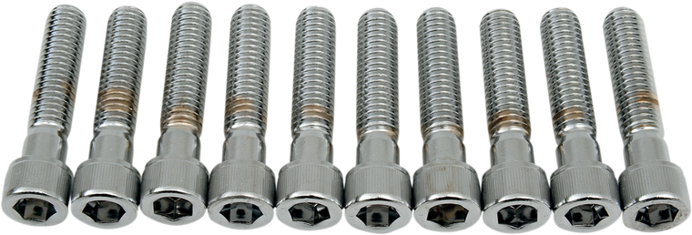 Drag Specialties - Bolts - Socket-Head - Knurled - 3/8-16 x 1-3/4" - Socket-Head Bolts - MPB241