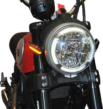 New Rage Cycles - Front Led Turn Signals Duc - SCRAMBLER-FB