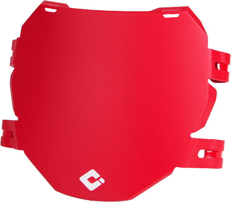 Odi - Downhill/e Bike Number Plate Red - D70DP-U Odi - Downhill/e Bike Number Plate Red - D70DP-U