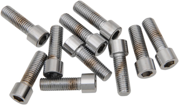 Drag Specialties - Smooth Socket Head - 1/4"-28 x 3/4" - Fine-Thread Bolts - MPB210S