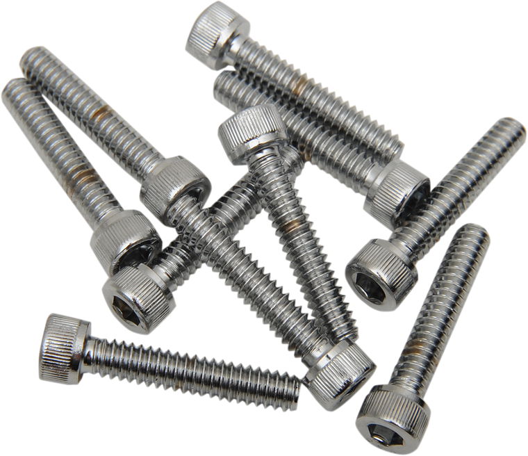 Drag Specialties - Bolts - Socket-Head - Knurled - 10-24 x 1-1/4" - #8 & #10 Fine and Coarse Bolts - MPB196