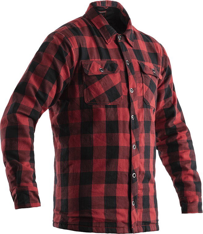 Rst - Kevlar Lumberjack Ce Shirt Red Check Textile Xs - 102115RED-38