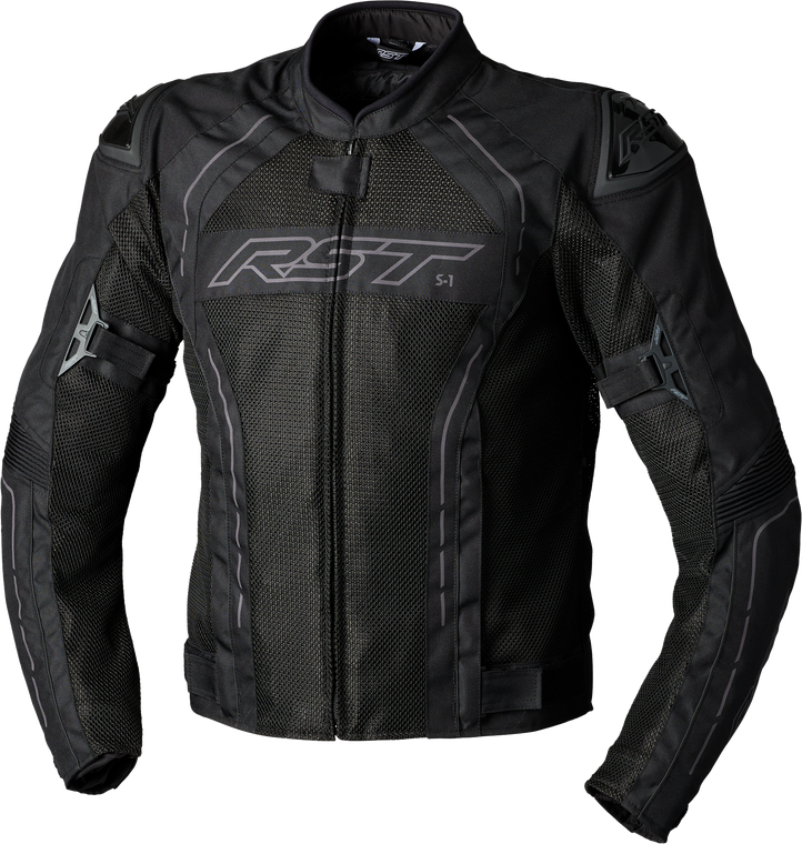 Rst - S1 Mesh Ce Jacket Black/black  Textile 2xl - 103117BLK-48 Rst - S1 Mesh Ce Jacket Black/black  Textile 2xl - 103117BLK-48