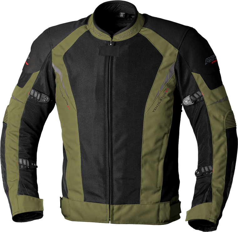 Rst - Pro Series Ventilator Xt Ce Jacket Green/black Textile Xl - 102982D.GRN-46