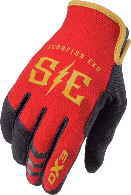 Scorpion Exo - Air-stretch Gloves Charge Red/gold 2x - G44-017