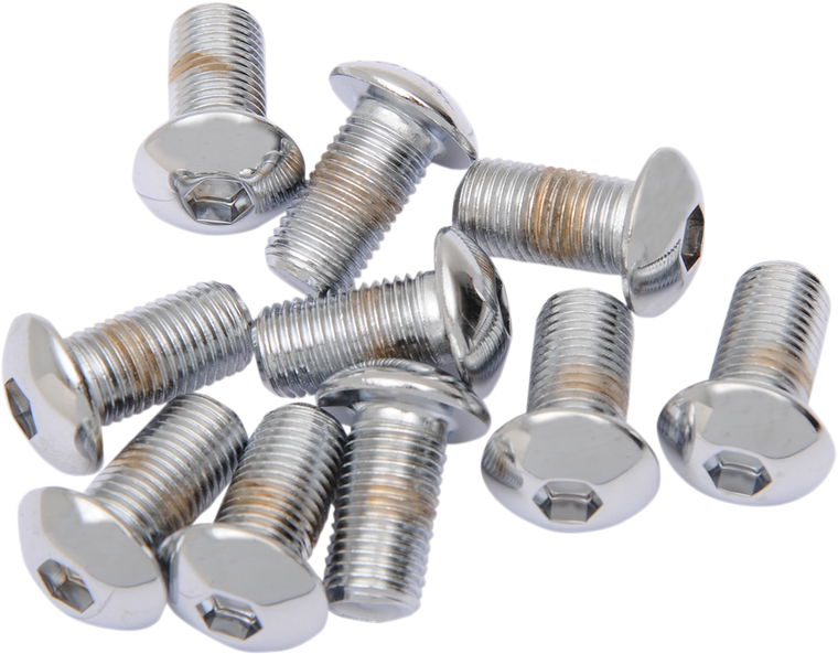 Drag Specialties - Bolts - Button-Head - 3/8"-24 x 1" - Replacement Button-Head Bolts - MPB423