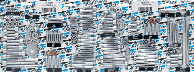 Drag Specialties - Bolt Kit - Motor - Socket-Head - FXR - Bolt Set - MK108