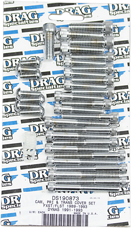 Drag Specialties - Bolt Kit - Camshaft Primary/Transmission - Socket-Head - Bolt Set - MK197