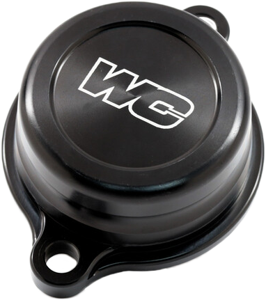 Works - Oil Filter Cover Black Yam - 27-156