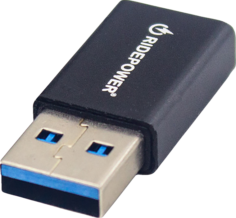 Ridepower - Adapter Male Usb To Female Usb-c - RPUSBUSBCADPT Ridepower - Adapter Male Usb To Female Usb-c - RPUSBUSBCADPT