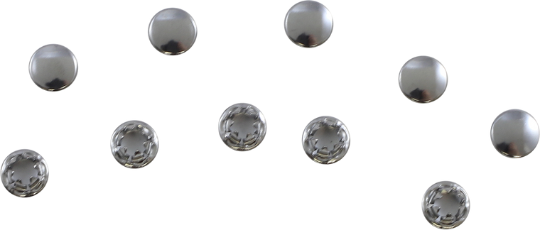 Drag Specialties - 1/4" Socket Head Plug 10Pack - End Plugs - MBP0514