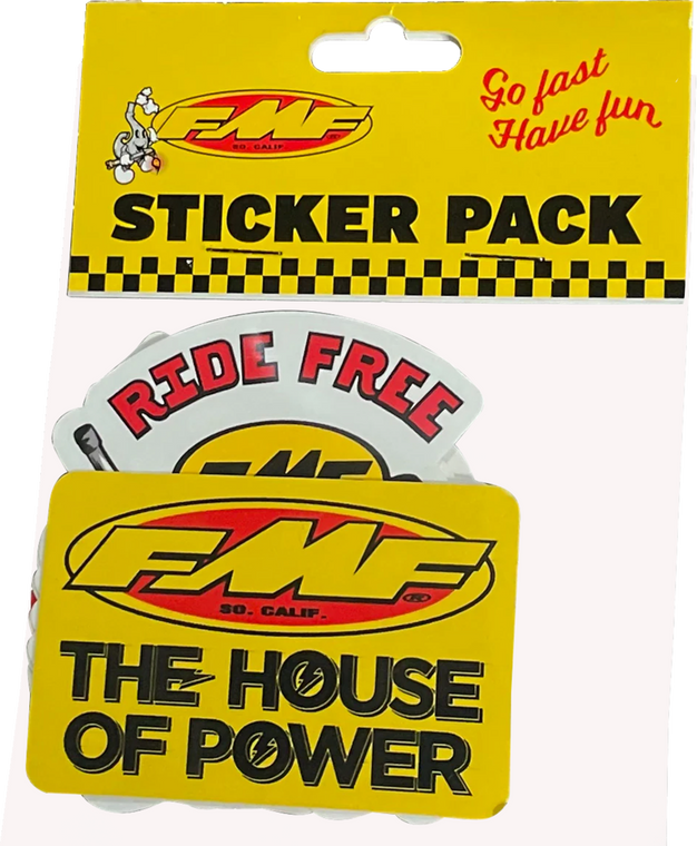 Fmf - Decal Sticker Pack Go Fast Have Fun - 12518