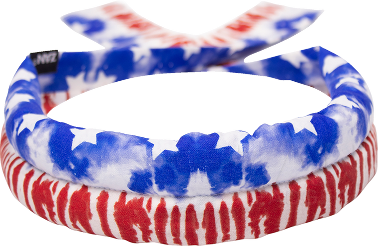 Zan Headgear - Cooldanna Cotton Stars/stripes - DC602