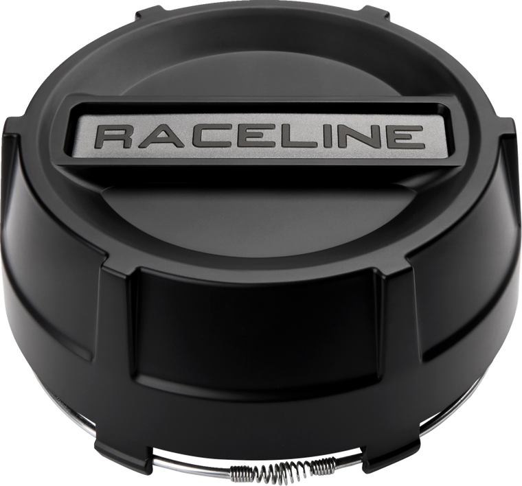 Raceline Wheels - Raceline Utv Cap Fits 4x137/156 Black W/gunmetal Decal - CPR-A12BG-156